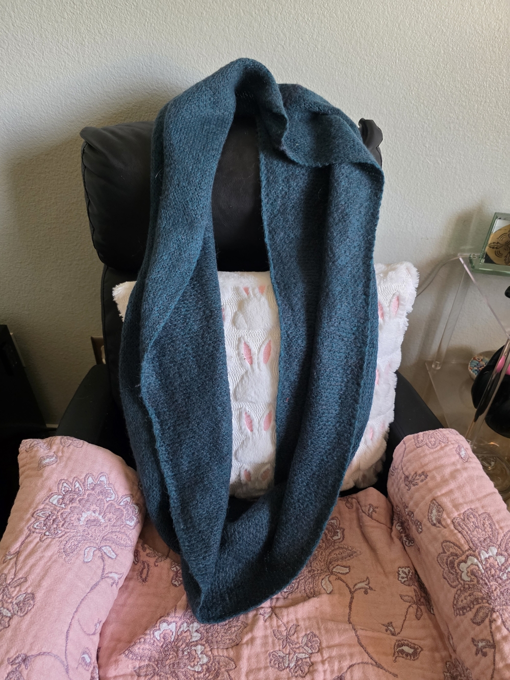 Wooden Ships Teal  Loop Scarf